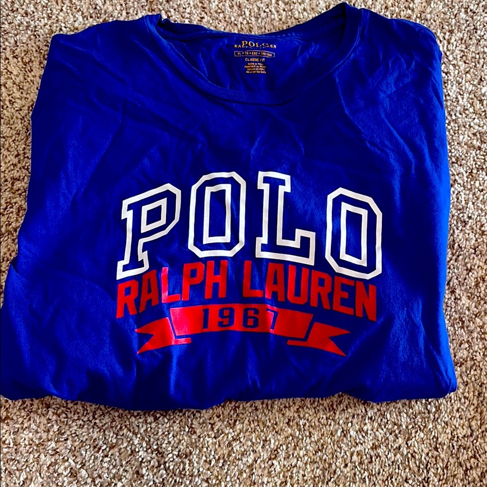 Polo Ralph Lauren Blue Graphic Tee